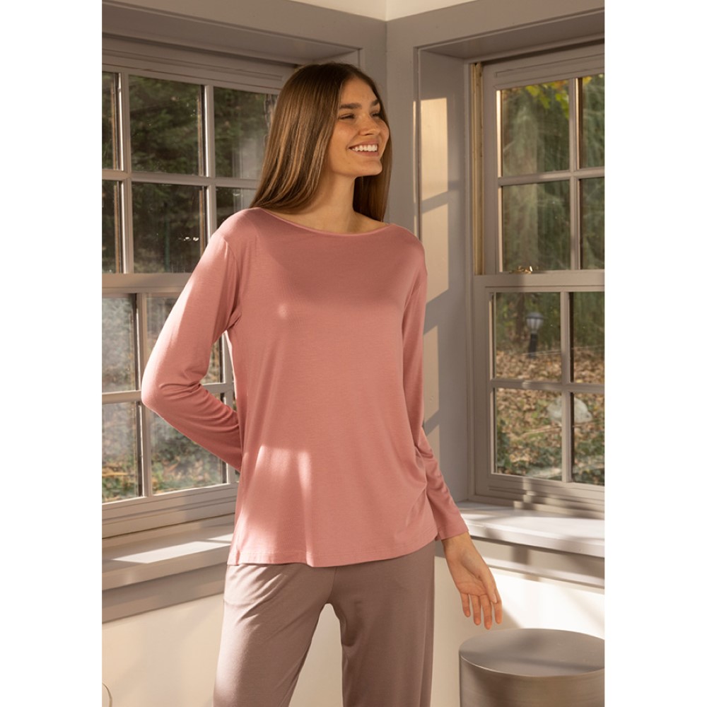 Penelope Baily Long Sleeve T-Shirt Duty Rose M